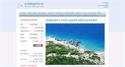 Desktop Screenshot of e-cestujeme.cz