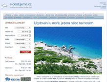 Tablet Screenshot of e-cestujeme.cz